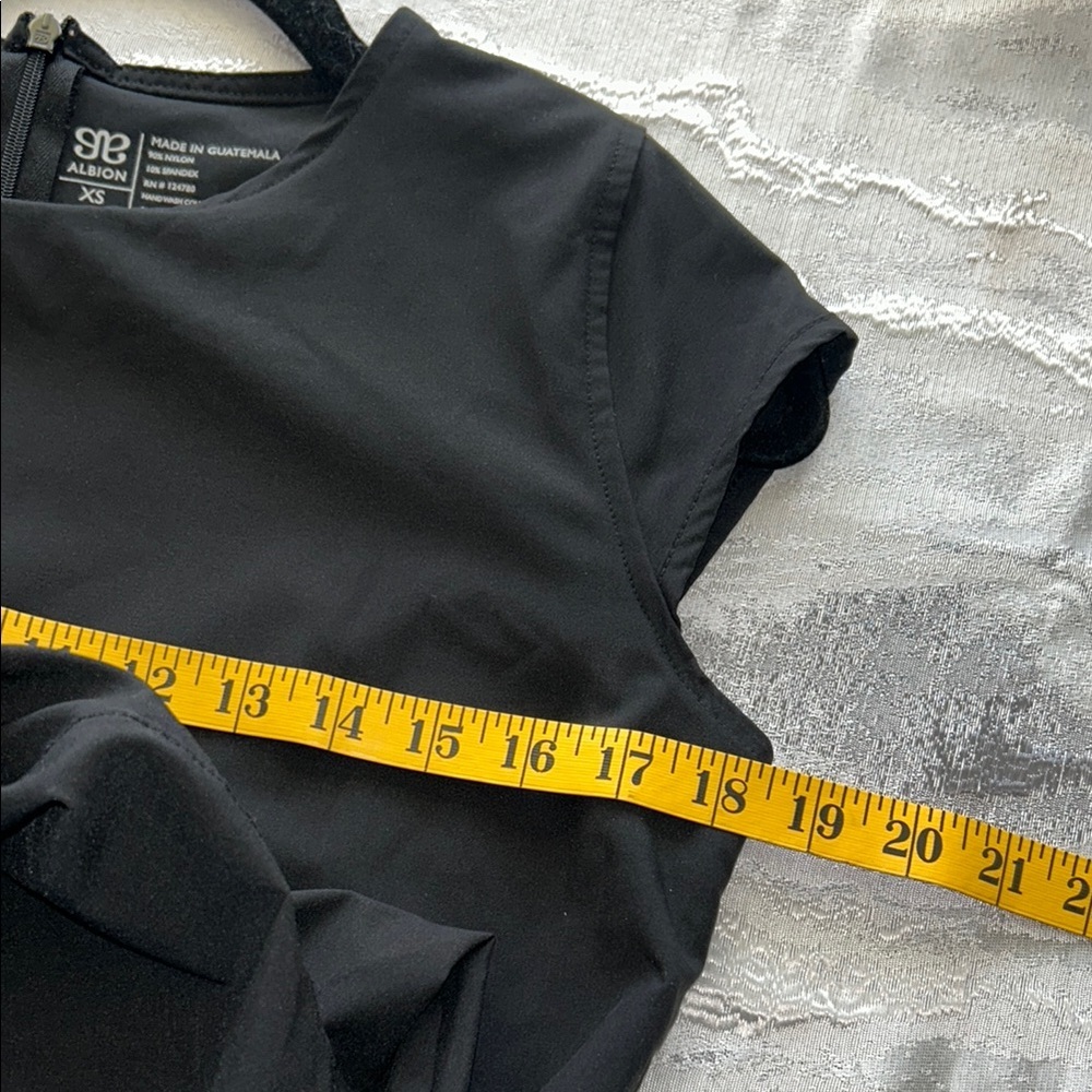 Albion Black Cap Sleeve Jumpsuit - Picture 8 of 11